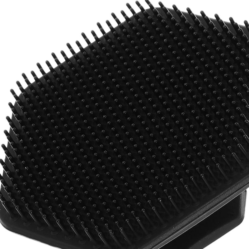 Black Silicone Facial Cleansing Brush Manual Exfoliating Scrubber For Deep Pore Cleaning - Image 3